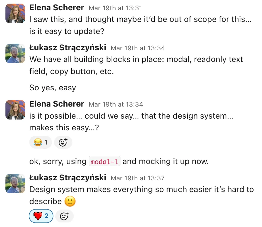 Engineer feedback