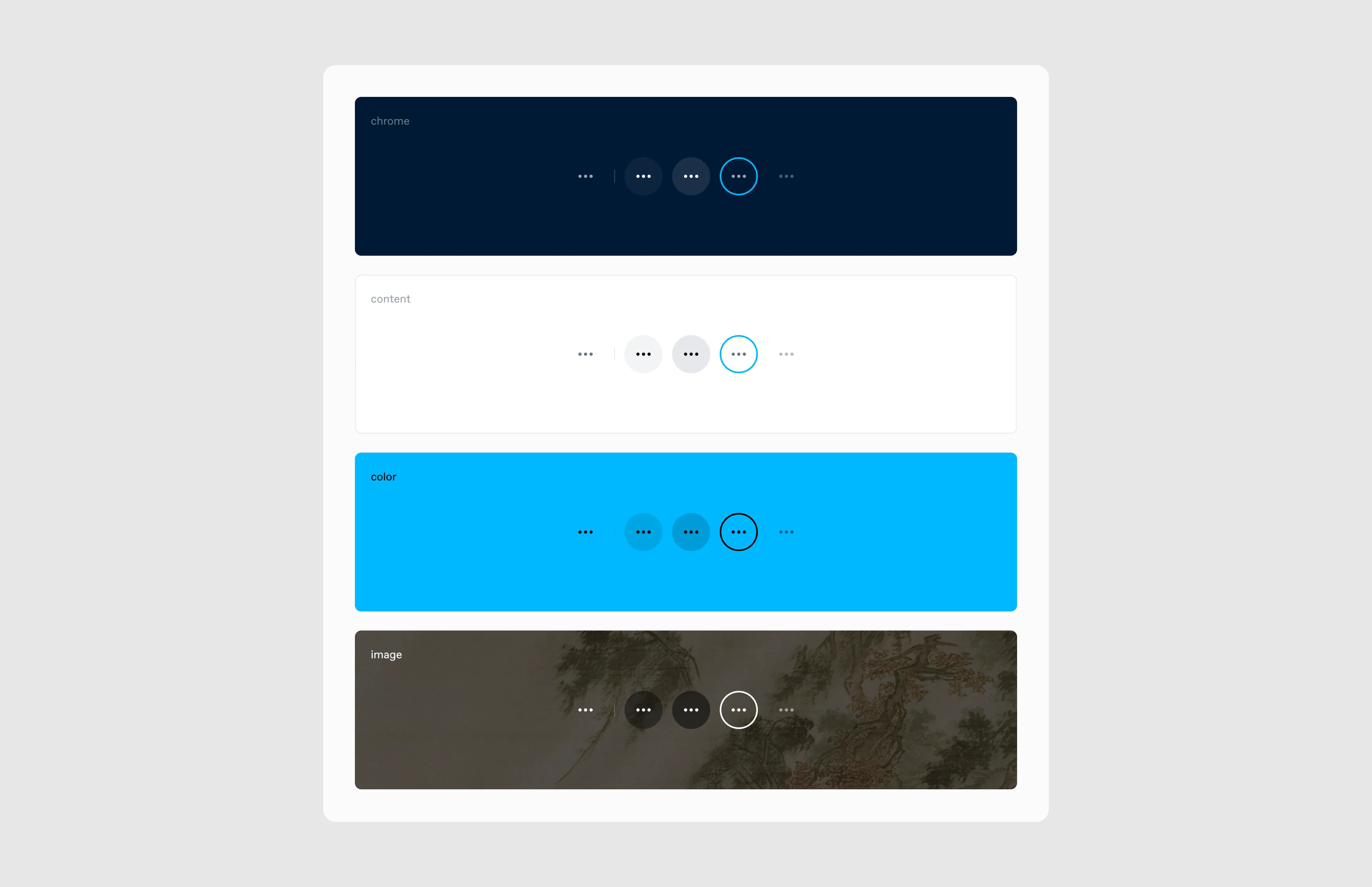 Button icon variants