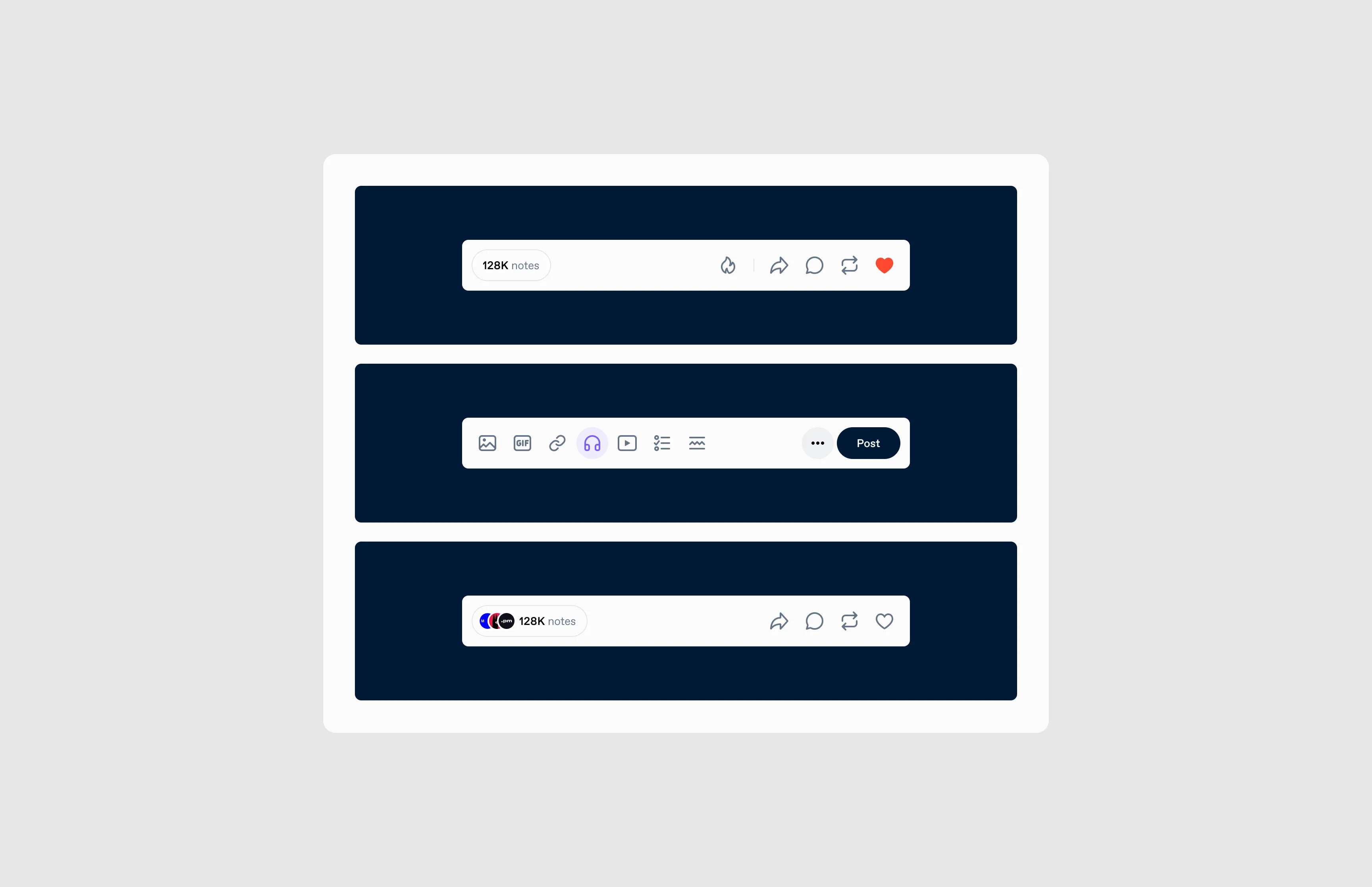 Notes button