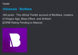 After: blog profile preview with proper layout and avatar