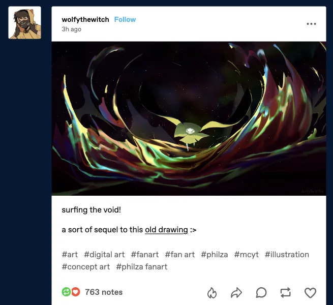 The old post footer