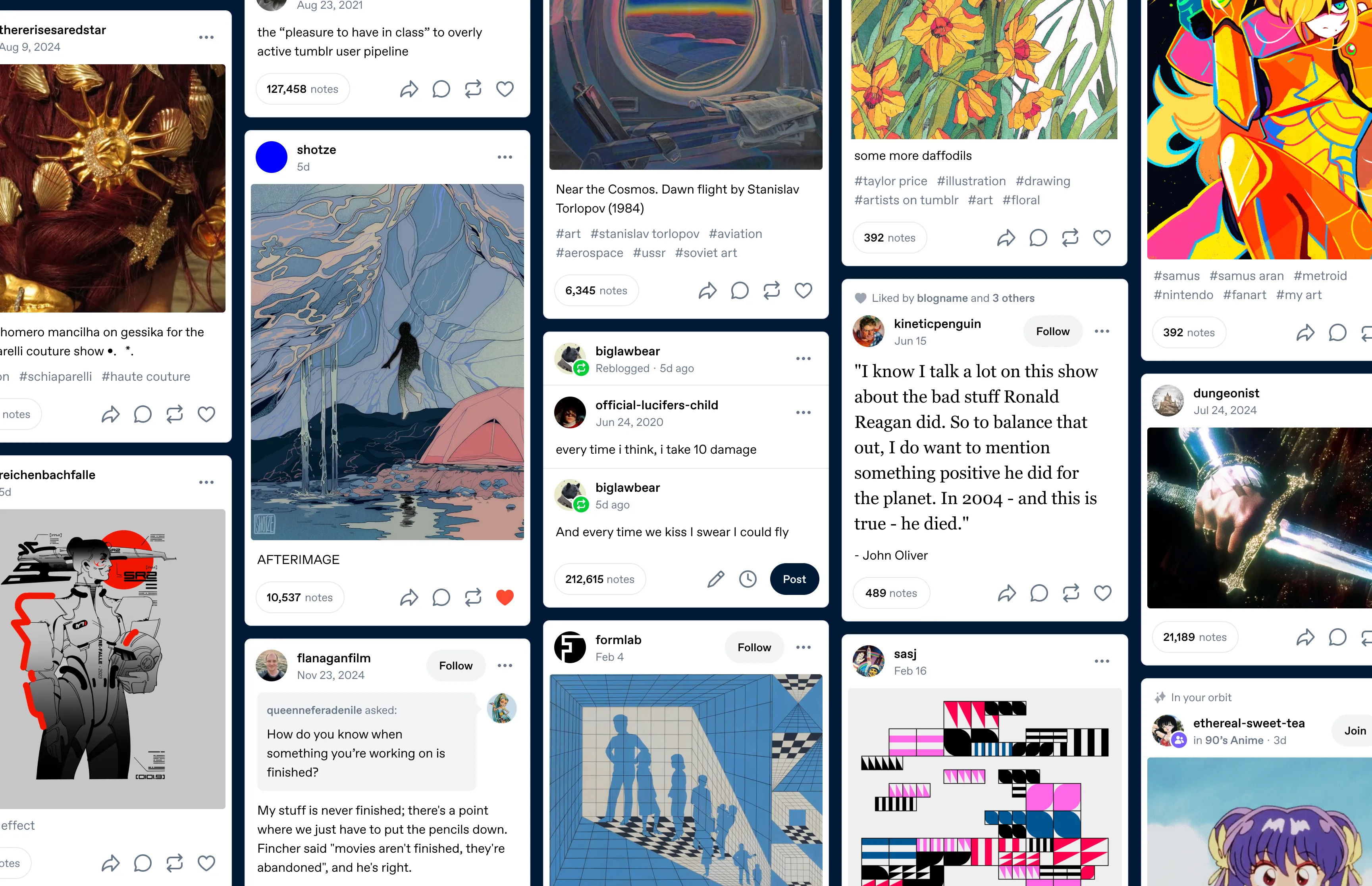 Posts using the design system
